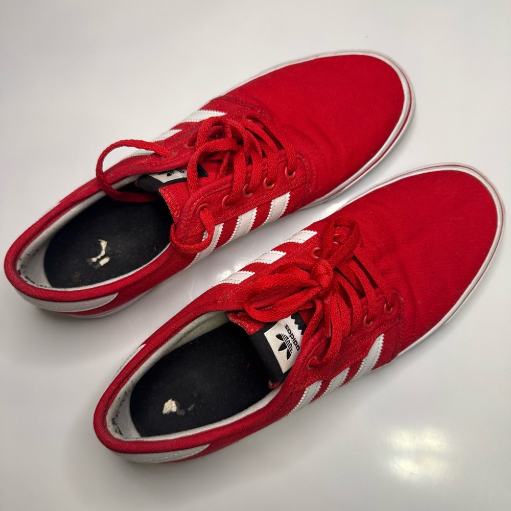 Adidas Men's Bold Red Sneakers